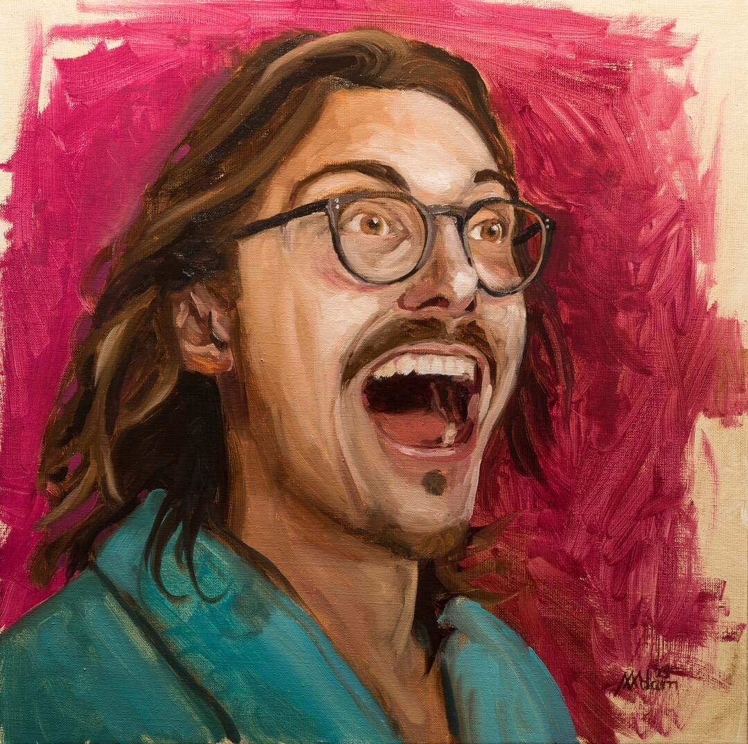 Marc Rebillet Oil Portrait 2023 Etsy