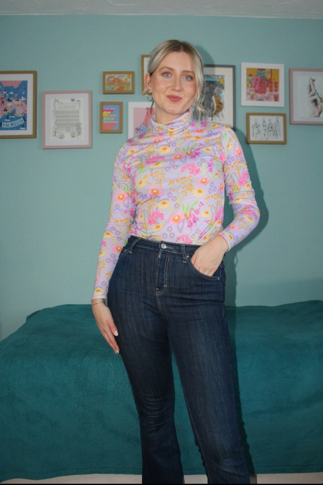 Pastel Pink Turtleneck