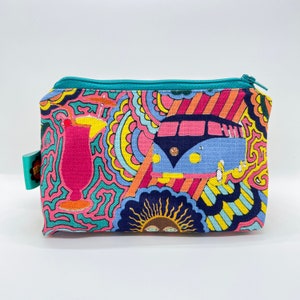 Handmade, Hippie print Makeup/Wash bags image 4