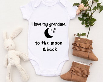 i love my grandma baby clothes uk