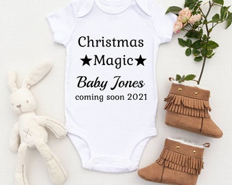 Raised by elves christmas xmas present gift elf santa Baby Vest Grow red