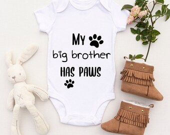 my sibling has paws baby grow