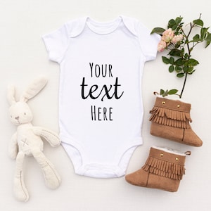 PERSONALISED Baby Bodysuit, Custom Baby Grow,  Baby Gift, Baby Grow, Baby Body Suit, Personalised Baby Gift, Baby Shower, Baby Announcement