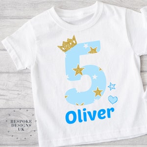 Personalised Birthday T-shirts, Boys Birthday Top, 1st 2nd 3rd Birthday Keepsake T-shirt, Personalised Birthday Gift, Cute Birthday T-shirt