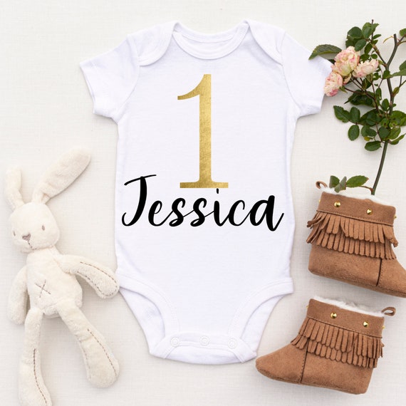 etsy personalised baby grow