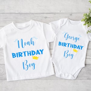 Kid&#39;s Birthday T-shirt, Birthday Keepsake T-shirt, Children&#39;s Birthday Gift, 1st Birthday T-shirt, Boys Birthday, 3rd Birthday T-shirt