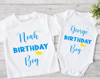 Kid's Birthday T-shirt, Birthday Keepsake T-shirt, Children's Birthday Gift, 1st Birthday T-shirt, Boys Birthday, 3rd Birthday T-shirt