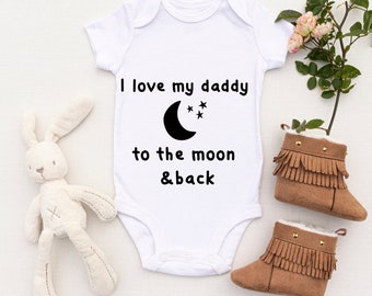 I Love Daddy Onesie Etsy Uk
