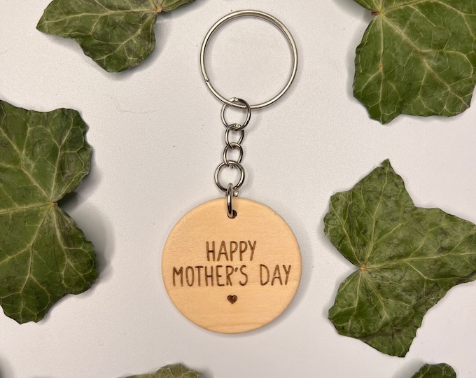 Mother’s Day keyring, Happy Mother’s Day, personalised gift for mum, Custom key chain, Gift for grandma on Mother’s Day, Present from kids