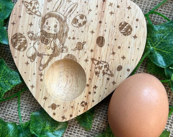 Easter bunny chocolate egg holder, egg holder, Egg and solider board, custom Easter egg board, Easter present for kids, chocolate egg, space
