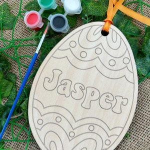 Easter egg paint kit, Custom name paint kit, Easter name, Easter basket filler, Personalised Easter gift, Paint kit for Easter, Easter craft