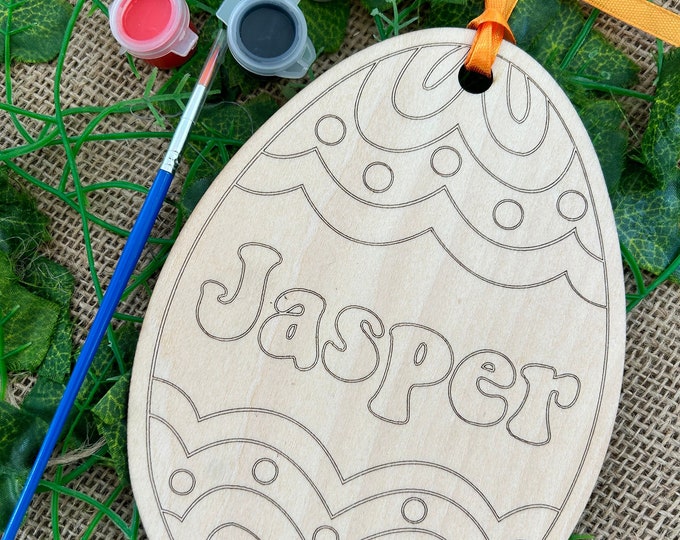 Easter egg paint kit, Custom name paint kit, Easter name, Easter basket filler, Personalised Easter gift, Paint kit for Easter, Easter craft