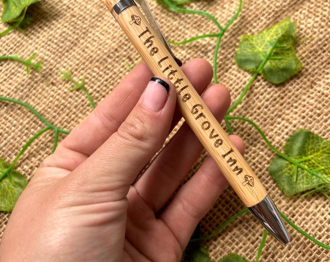 Personalised business pen, business advertisement pens, custom pen, bamboo pen, logo pen, eco-friendly pen, business name gift,