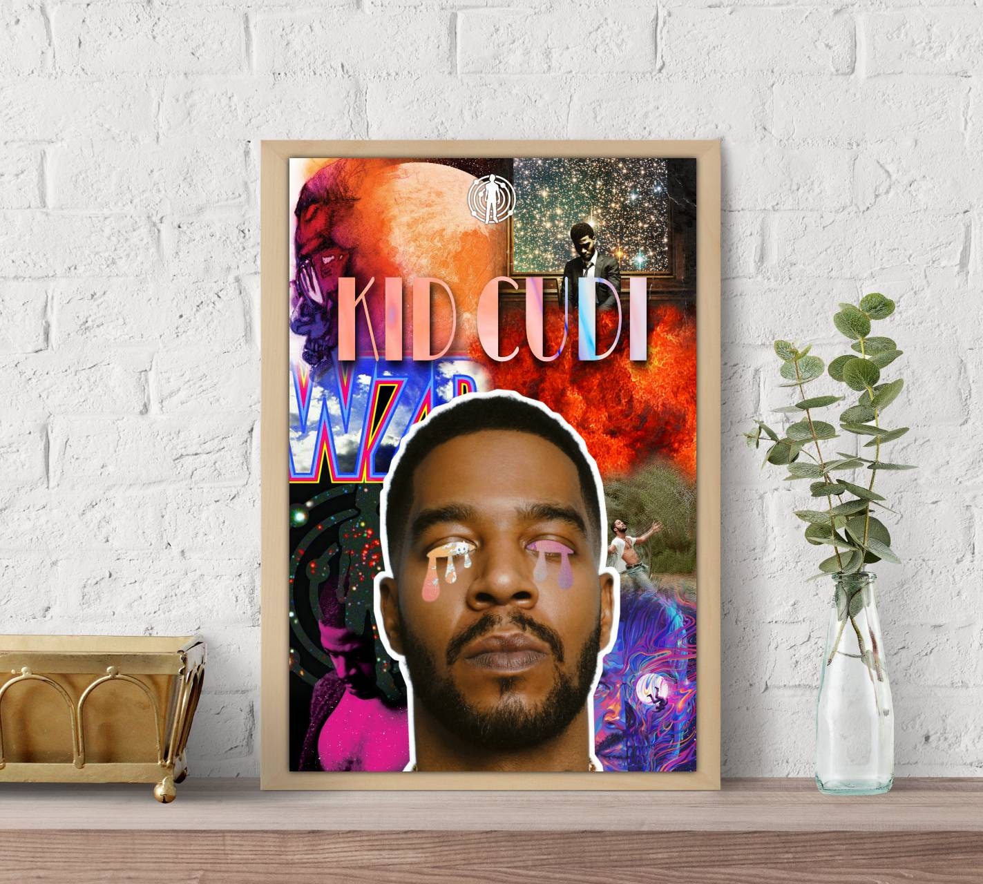Kid Cudi Albums Poster Etsy
