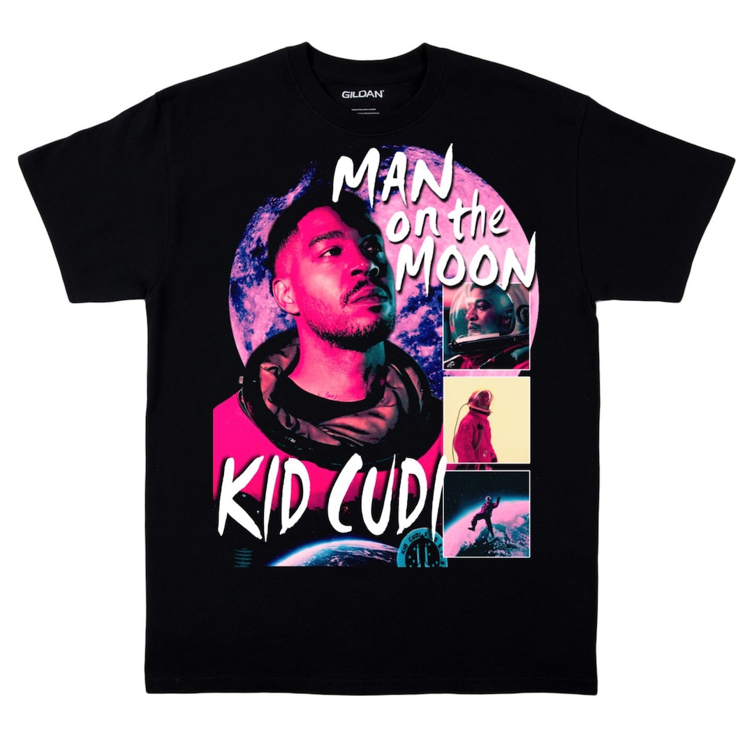 Kid Cudi Merch Man on the Moon Graphic Tee Etsy