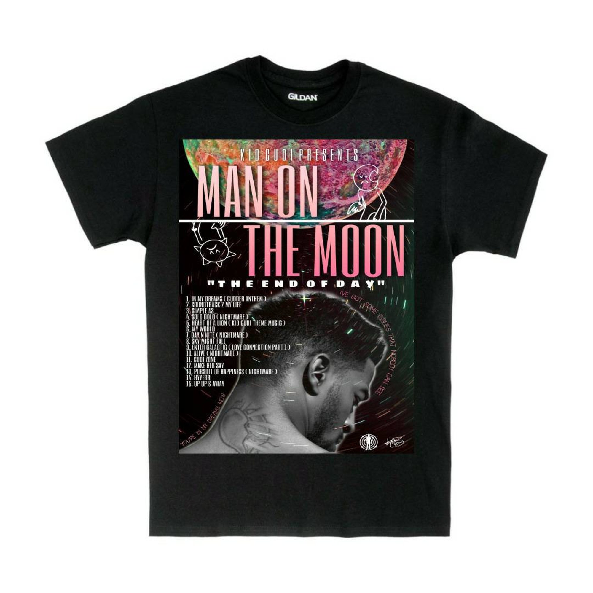 Kid Cudi Man on the Moon T-Shirt Kid Cudi Man on the Moon T-Shirt