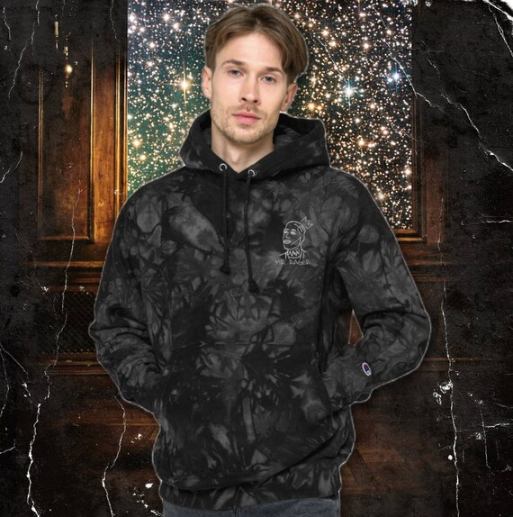 Kid Cudi Tie Dye Mr. Rager embroidery Champion Hoodie