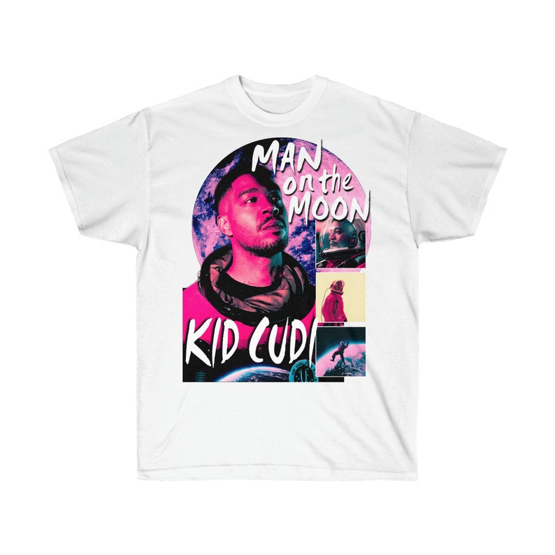 Kid Cudi Merch Man on the Moon Graphic Tee Etsy