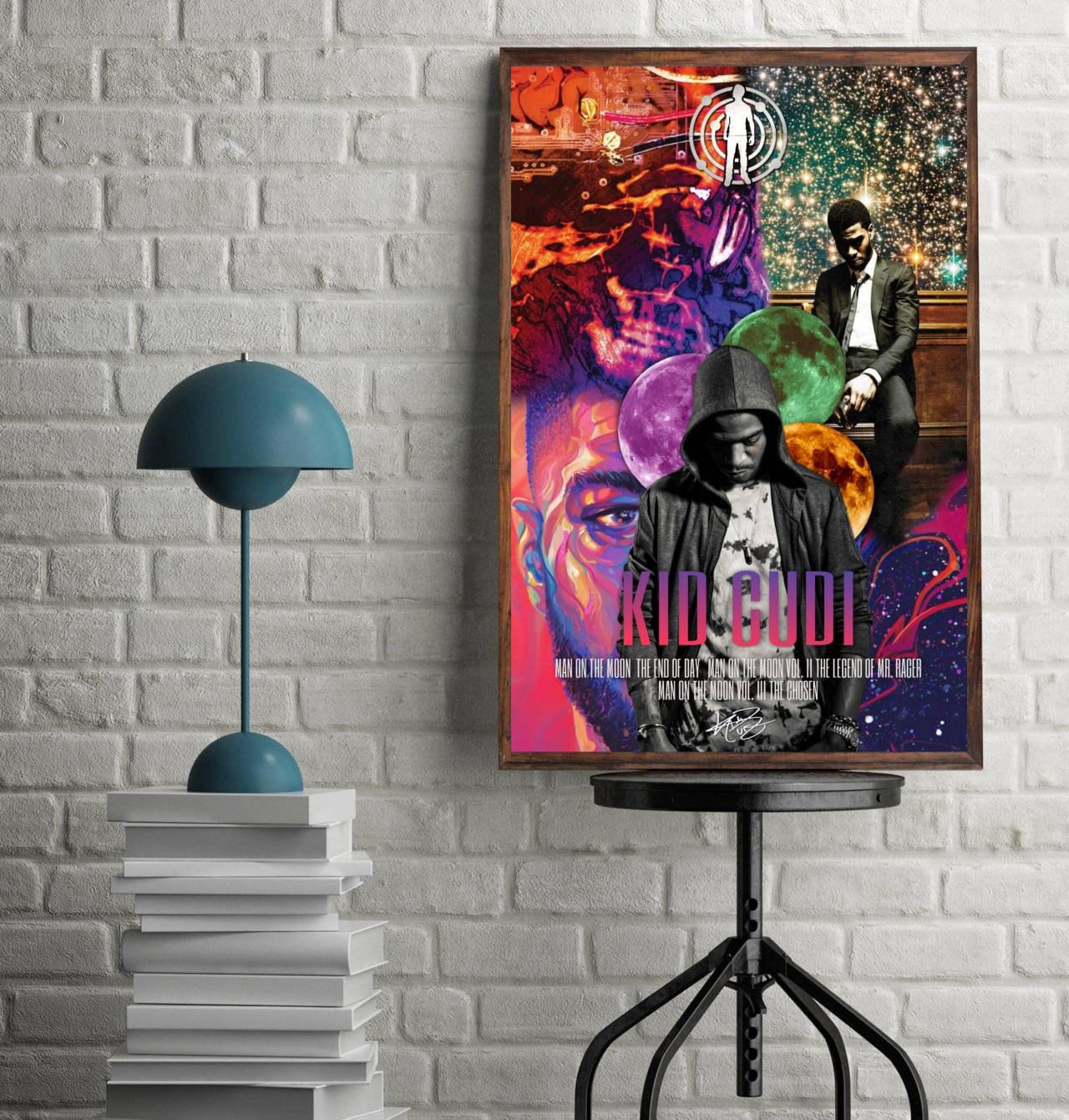 Kid cudi man on the moon tapestry sale