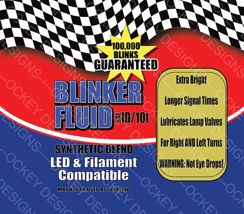 Blinker Fluid 20oz Tumbler / Straight and Tapered PNG/JPG/PDF Digital ...