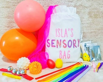 Personalised Sensory Bag | New Born Gift Box | Birthday gift | Sensory Christmas Gift | Sensory Bag | Baby Sensory Box | 1st Birthday