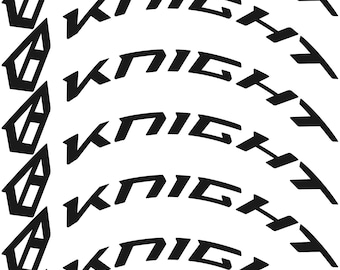 Decals fit for wheelset Knight 95, custom Stickers for Rim brake, Road Bike