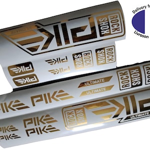 Custom Decals fit MTB fork RockShox PIKE ULTIMATE,  2023-2024
