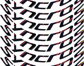 Ruote Syncros Capital SL 60 con freno a disco! 9 adesivi: decalcomanie tagliate su misura