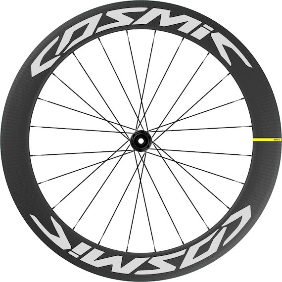 Mavic Cosmic SL65 or SLR 65 Wheels Decals: 65mm Rim Depth, Disc