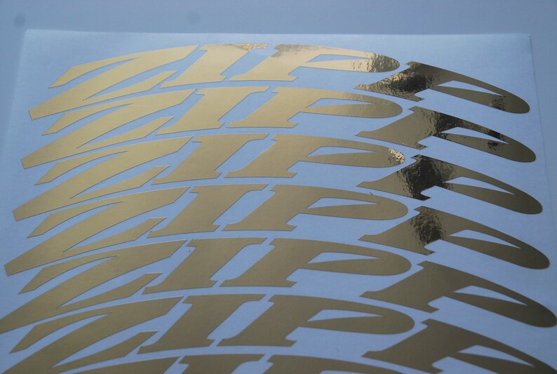 Zipp 404 Wheels Custom Decals Set. Rainbow Etsy