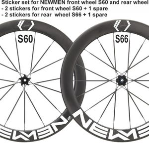 NEWMEN Streem fram S60 bak S66 Skivdekaler för hjul Anpassade dekaler