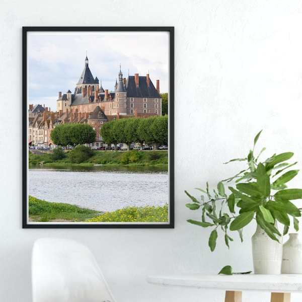 Castle in France set 2, France Photography,French Home Decor, Château, Castle Canvas Art, French Art, French Architecture