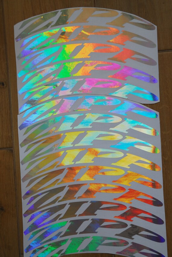 Zipp 303 Wheels Custom Decals Set. Rainbow Etsy
