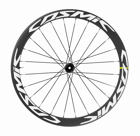 Mavic Cosmic SL45 or SLR45 Wheel Decals: 45mm Rim, Disc Brake 13
