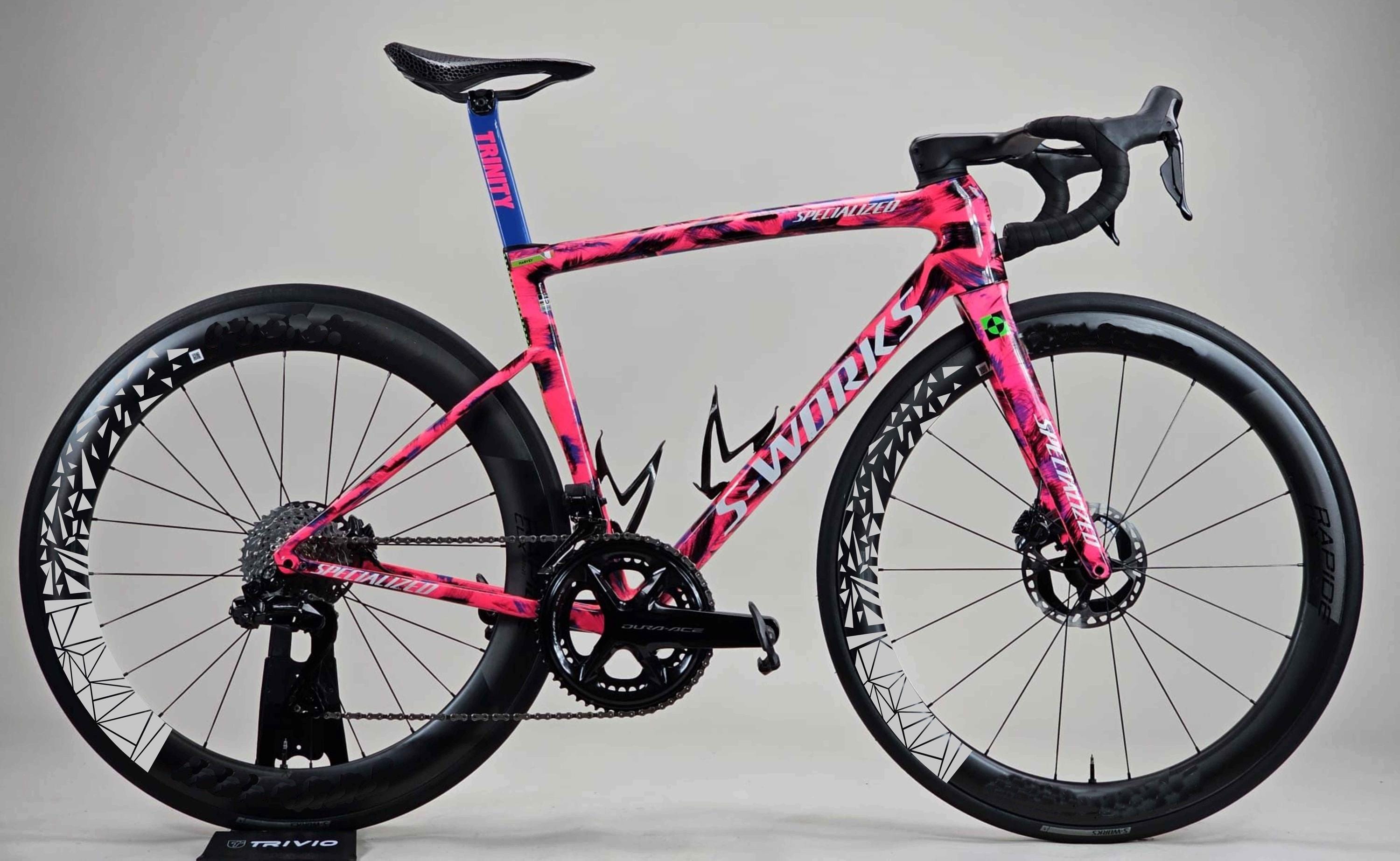 リム深度50mmまたは60mmのホイール用パターンカスタムデカール