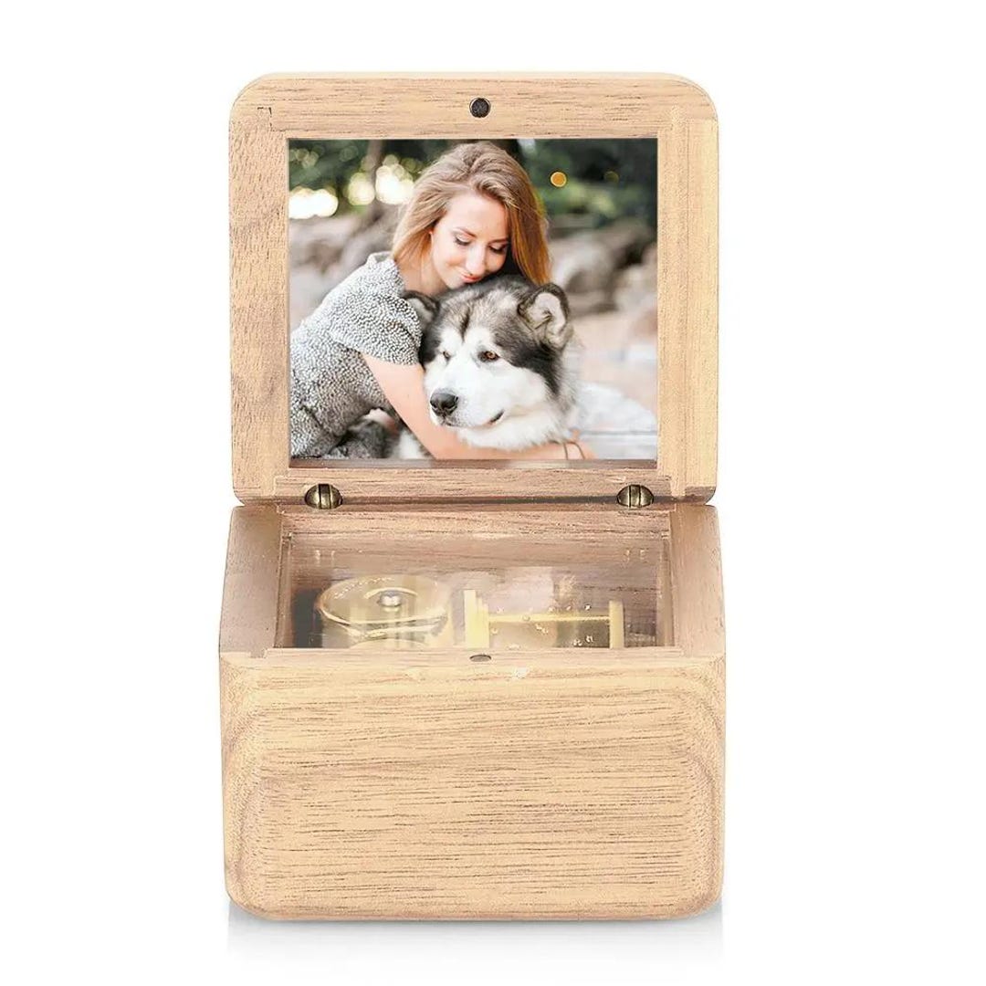 Personalized Wooden Photo Music Box, Custom
