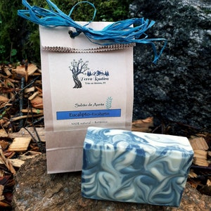 Rustic Eucalyptus soap 100% natural botanical soap zdjęcie 2