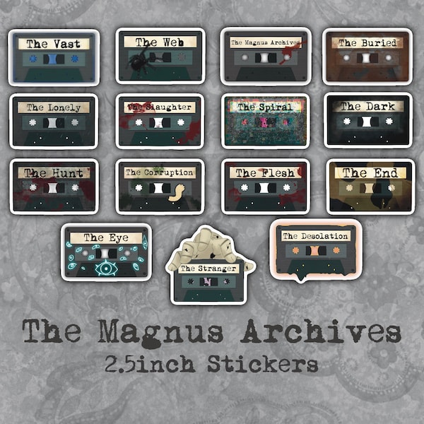 The Magnus Archives  - The Fears - 2.5 inch Stickers