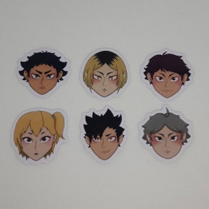 haikyuu sticker pack etsy