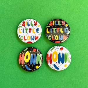 Silly Little Clown  - 32mm Badges