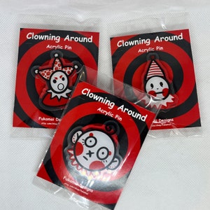 Clowning Around - Acrylic Pins