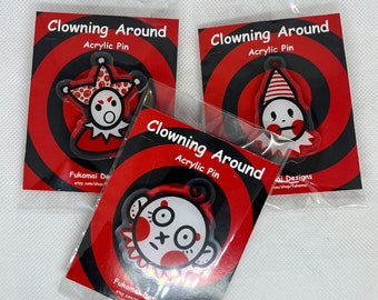 Clowning Around - Acrylic Pins