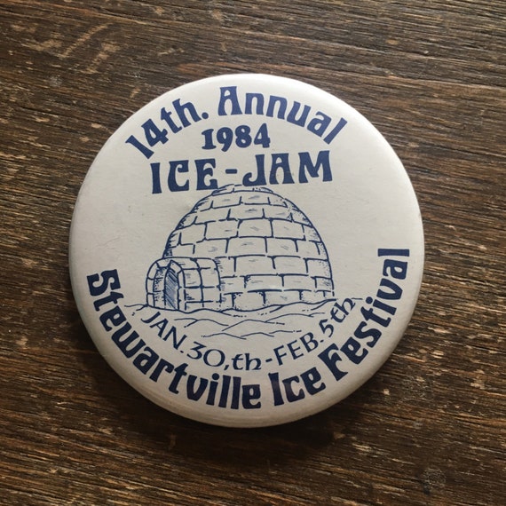 Vintage ‘14th Annual Ice Jam 1984 Stewartville Ice