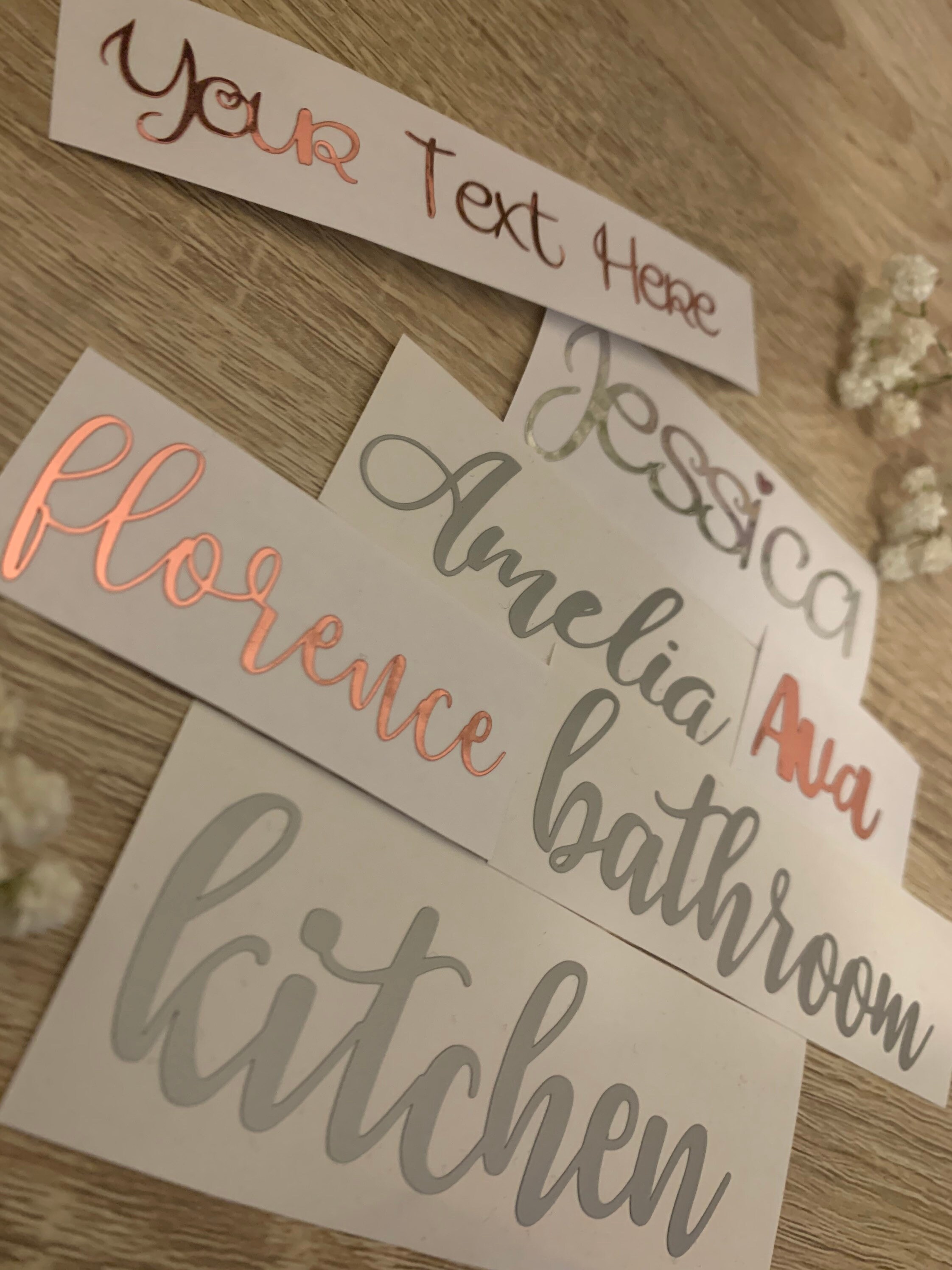 Vinyl Decal | Name / Word Stickers | Personalise