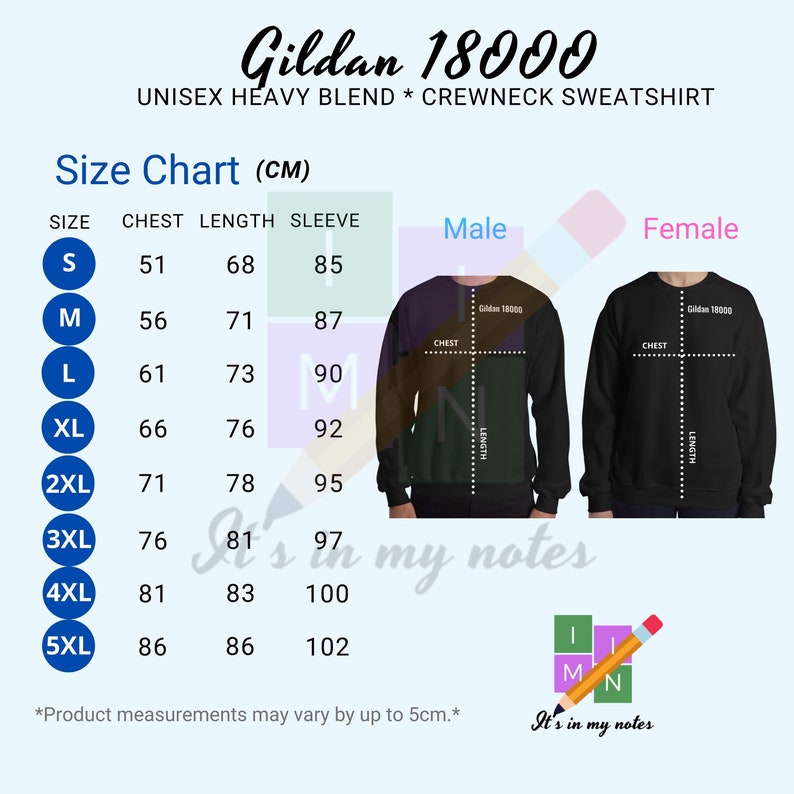 Gildan 18000 Unisex Heavy Blend Crewneck Sweatshirt (Instant Download) - Etsy