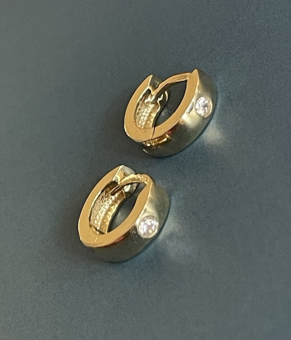 Orecchini Oro Giallo Perle E Zirconi