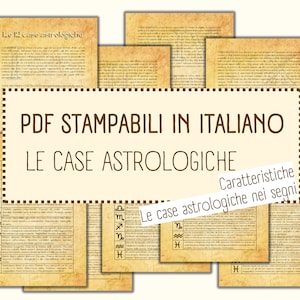 Grimorio in italiano, astrologia, le case astrologiche, pagine digitali in italiano per il tuo Grimorio e per il tuo libro delle Ombre