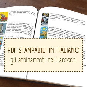 Grimorio in italiano, gli abbinamenti nei Tarocchi, pagine stampabili in italiano per il tuo Grimorio e per il tuo libro delle ombre