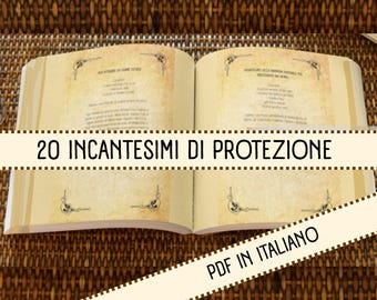 Grimorio della Protezione - 20 Incantesimi PDF per Sicurezza, Difesa e Purificazione | Stregoneria Italiana, Libro delle Ombre Digitale