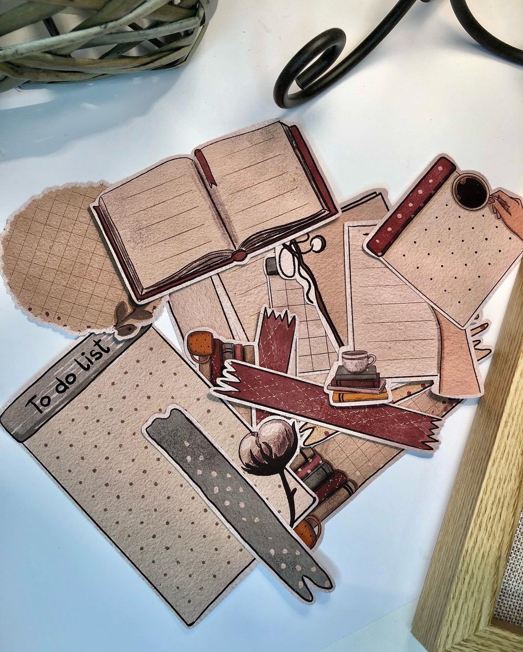 Vintage Sticker Labels for Planner Planner Stickers Bullet Etsy